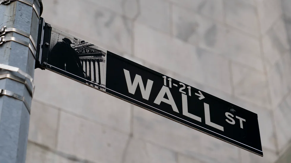 Sjunkande kurser på Wall Street. Arkivbild.