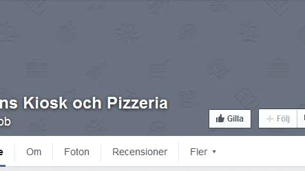 Sidan på Facebook är kapad och har under två års tid fyllts av ett tiotal kränkande kommentarer.