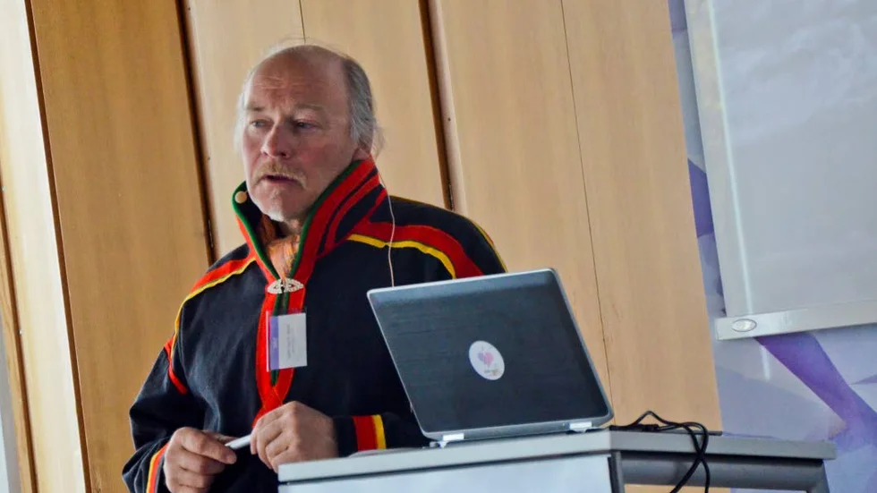 "ETT HATBROTT". Matti Berg, ordförande för Girjas sameby, är mycket upprörd över den brutala illegala renslakt som har uppdagats söder om Gällivare.