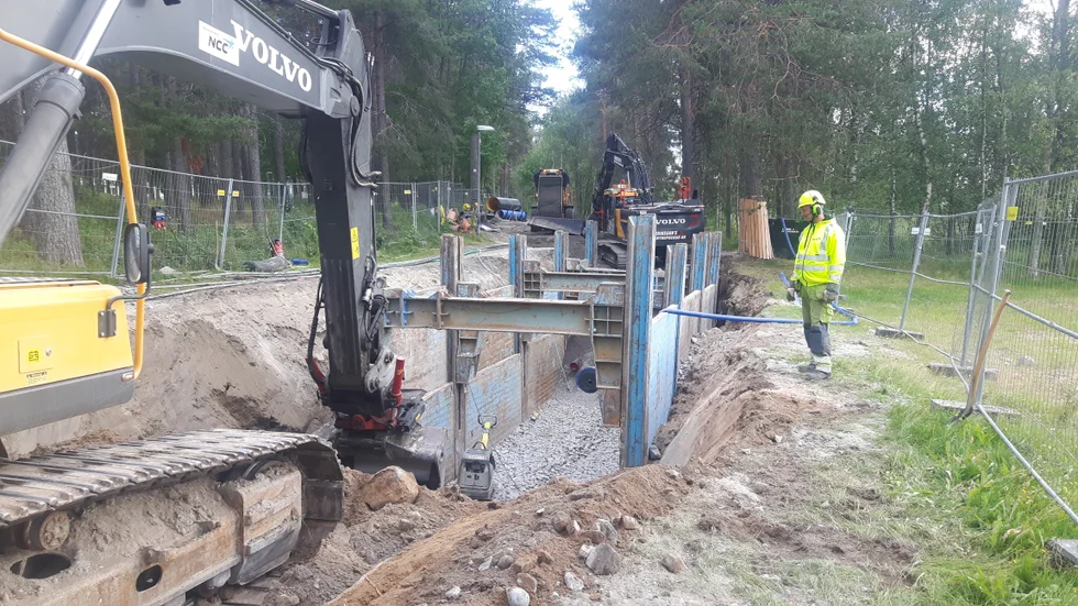 "Det är kul och ett väldigt viktigt mål vi har uppfyllt, vi har nu en tryggad vattenförsörjning för Luleå kommun under kommande 100 år", säger projektledaren Stefan Lindqvist om den nya huvudvattenledningen i Luleå.