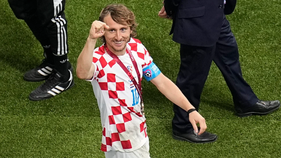 Luka Modric spelar vidare i landslaget.