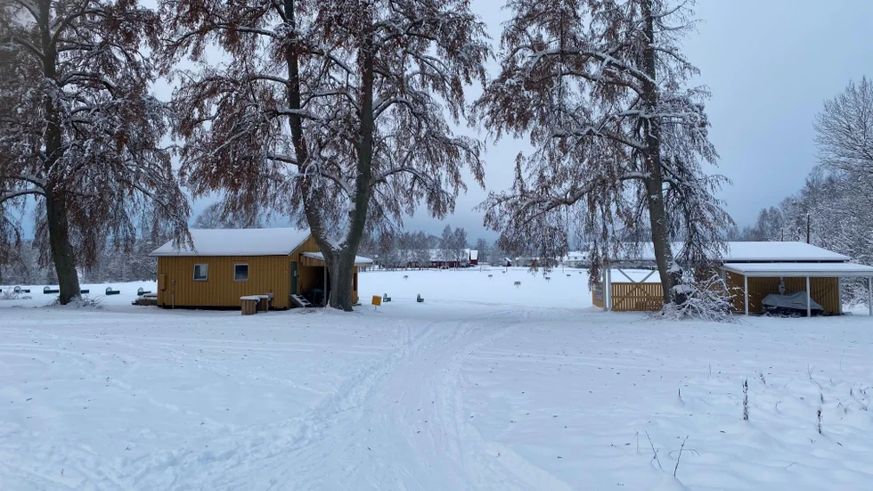 Tobo är en av platserna i kommunen där man nu kan åka skidor.