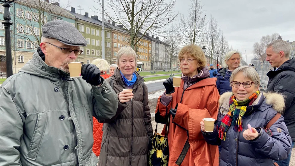 Claes Nilsson, Britt Hentzell, Lena Löfbom, Monica Nilsson är har följt hela resan med Östra Promenaden på nära håll och är mycket nöjda med resultatet.