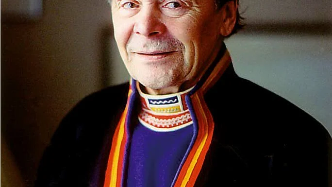 Apmut Ivar Kuoljok hade redan som ung såväl block som penna i beredskap.