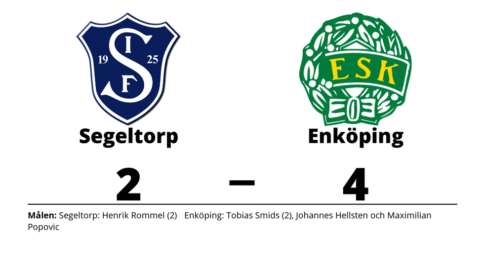Segeltorps IF förlorade mot Enköpings SK