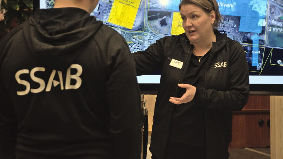 Lotta Jakobsson är ansvarig för SSAB:s omställning i Luleå.