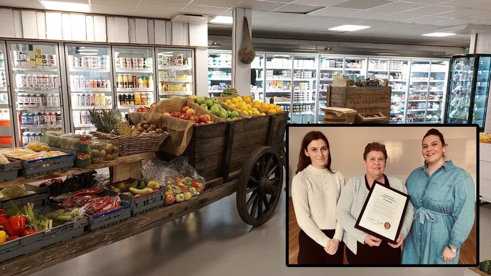 Den nyrenoverade butiken i Nävekvarn har blivit ortens nya samlingspunkt. Nu prisas Jill, Jonna och Liz Brådhe för sin landsbygdsinsats.