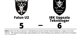 IBK Uppsala Teknologer vann i förlängningen mot Falun U2