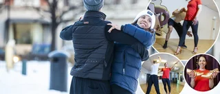 Första dansbilderna på Charlotte Kalla inför Let's dance