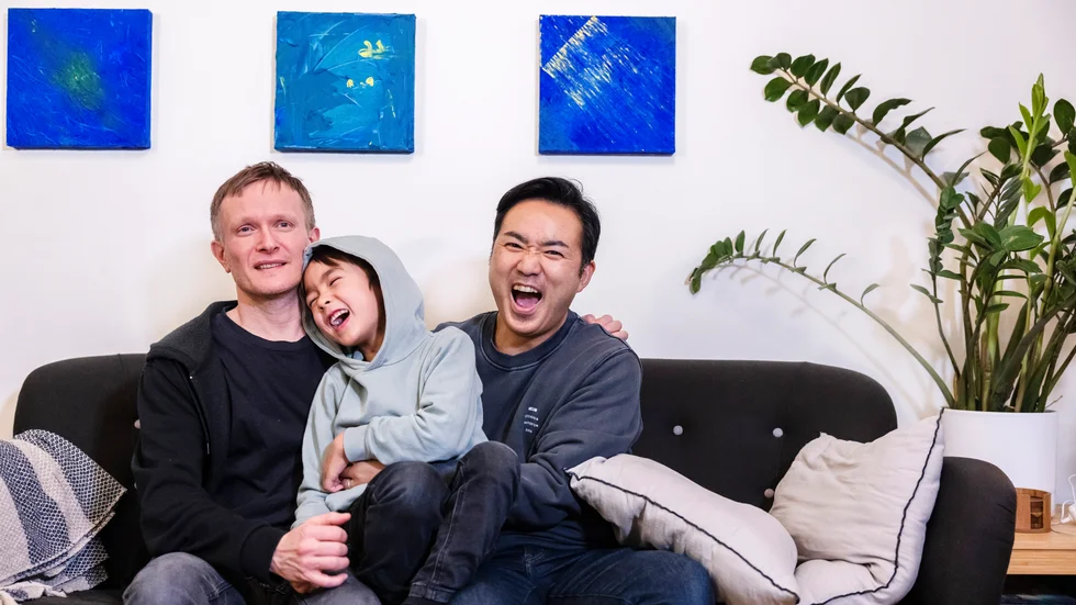 "När jag var ung kunde jag inte drömma om att jag skulle gifta mig och bilda familj med min kärlek", säger Mitsuo som har sexårige sonen med maken Rickard.