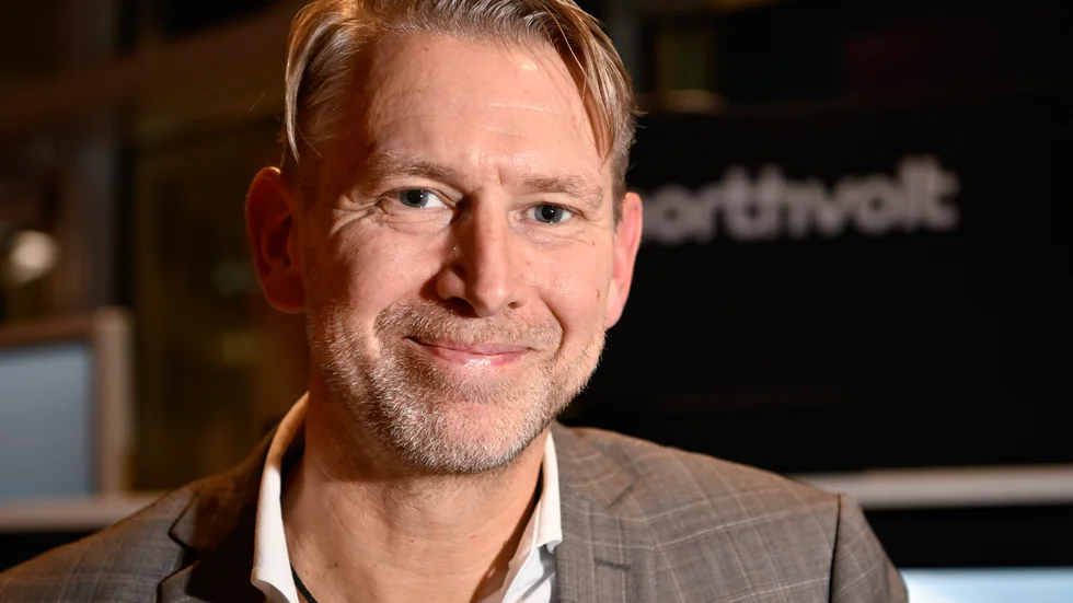 Peter Carlsson, grundare och vd för Northvolt. Arkivbild.