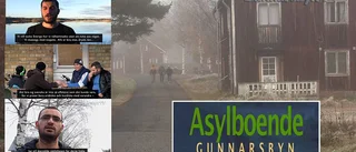 Flyktingar intervjuas i Gunnarsbyn TV