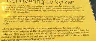 Här ska fejas och putsas i Petrus medeltida kyrka