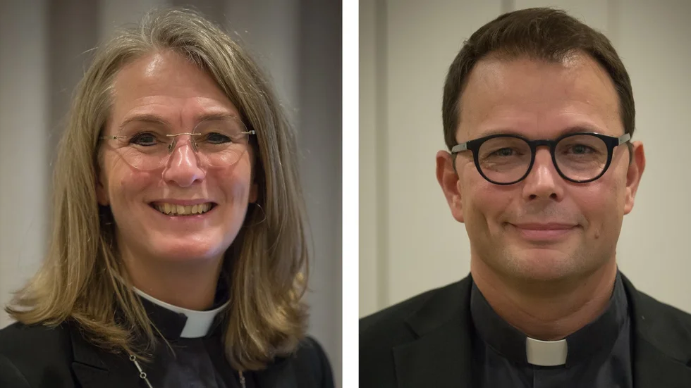 Marika Markovits och Jan Eckerdal har gått vidare i valet till ny biskop i Linköpings stift. 