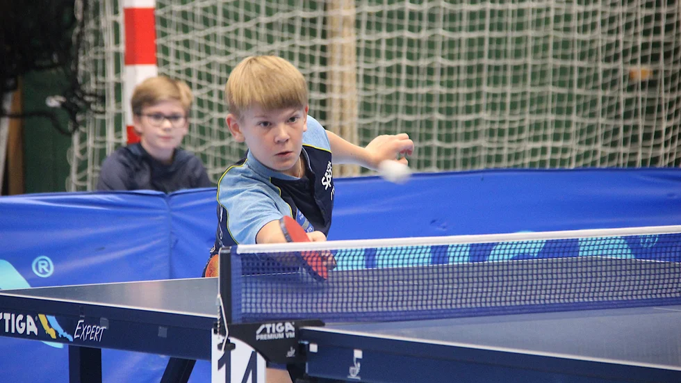 Elliot Nilsson är en av BTK Stratos lovande spelare. I helgen spelade i i Ungdoms-Touren och vann division 1 och deltog i Mini-Stratospoolen.