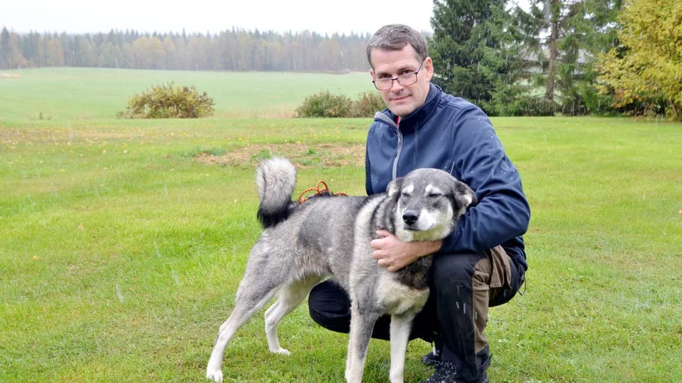 LADDAR FÖR NY JAKT. Sortivaaras Båra och Robert Strömbäck är redo att ge sig ut i skogen på nytt.