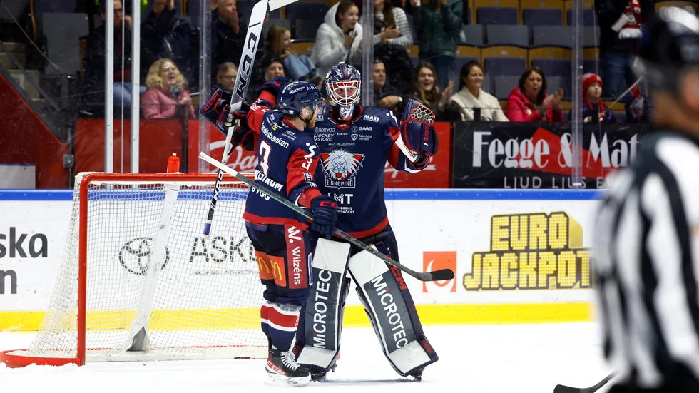 Linköpings målvakt Marcus Högberg höll nollan och räddade 47 skott under matchen. Linus Hultström satte matchens enda mål.