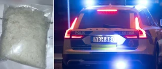 Spåret ledde polisen till stor knarkgömma i Uppsala