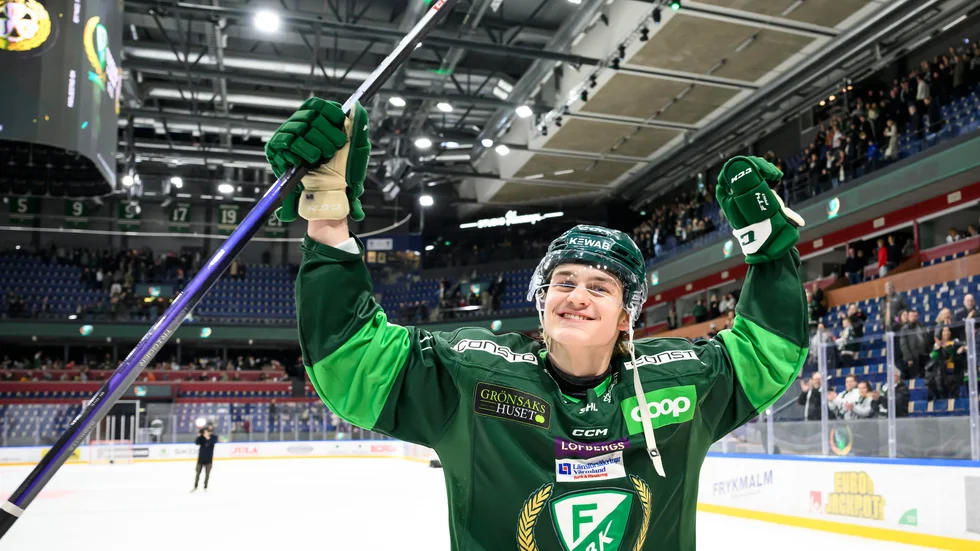Färjestads Lucas Forsell.