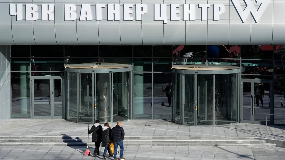 Wagnergruppens högkvarter i S:t Petersburg. Bild från förra året.