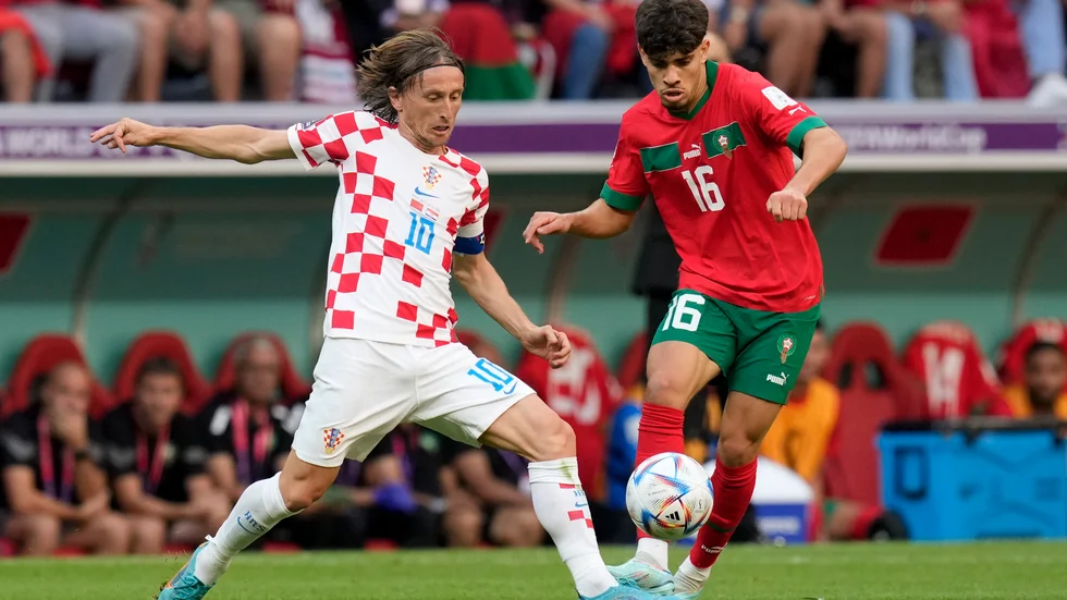 Luka Modrics Kroatien och Marocko spelade 0–0 i de båda nationernas VM-premiär.