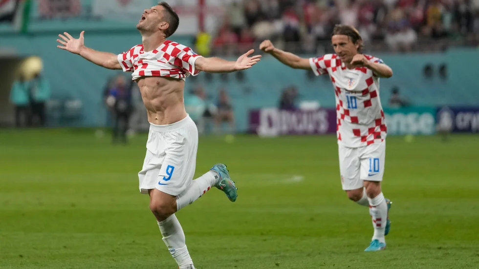 Kroatiens Andrej Kramaric sänkte Kanada med sina två mål.