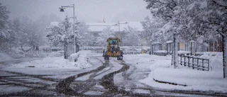 Många elavbrott efter snöovädret – skola hölls stängd
