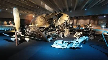 Nu kan den nedskjutna DC-3:an beskådas på flygvapenmuseet. Foto: Johnny Gustavsson