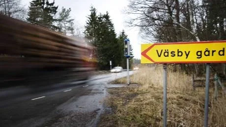 Fartkameran vid Väsby gård är den kamera som plåtar flest fartsyndare i Norrköpingsområdet. Foto: Andreas Skogh