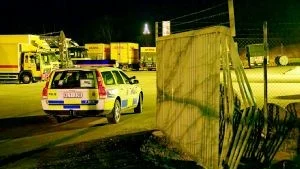 En hel lastbil full med datorer stals från åkeriet i Norrköping. Värdet på det stulna uppskattas till miljonbelopp. - Ett beställningsjobb, säger åkeriägaren till Folkbladet.Foto: Björn Persson/Wighsnews