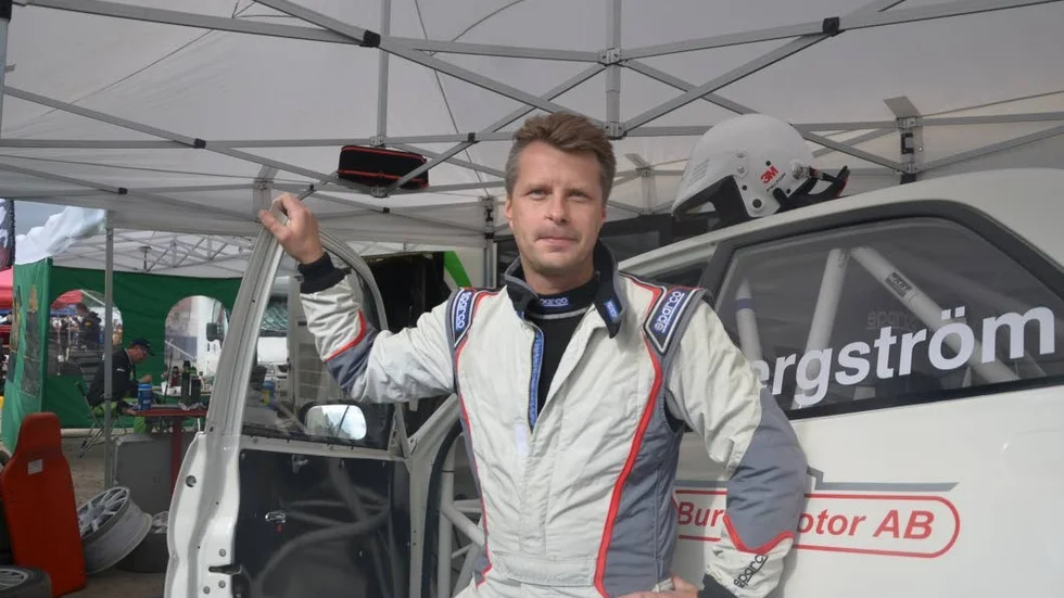 Dennis Bergström, Piteå MS, hoppas kunna ta SM-guld. ”Jag känner mig jättesnabb. Det känns som att jag kan vara med och kriga om SM-guldet i år. Jag har en bil som känns bra att köra”, säger han.?FOTO: Annemo Friberg