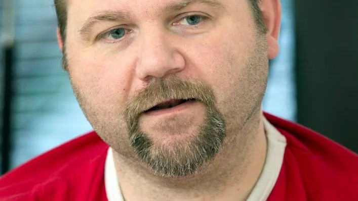 Magnus Nyström, ombudsman vid Byggnads i Piteå
