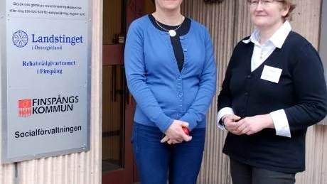 Arbetsförmedlingen, försäkringskassan, landstinget och Finspångs kommun finns representerade på medborgarcentrum. Marie Stark jobbar med samordningen och Inga Alexandersson hänvisar och hjälper kunder.