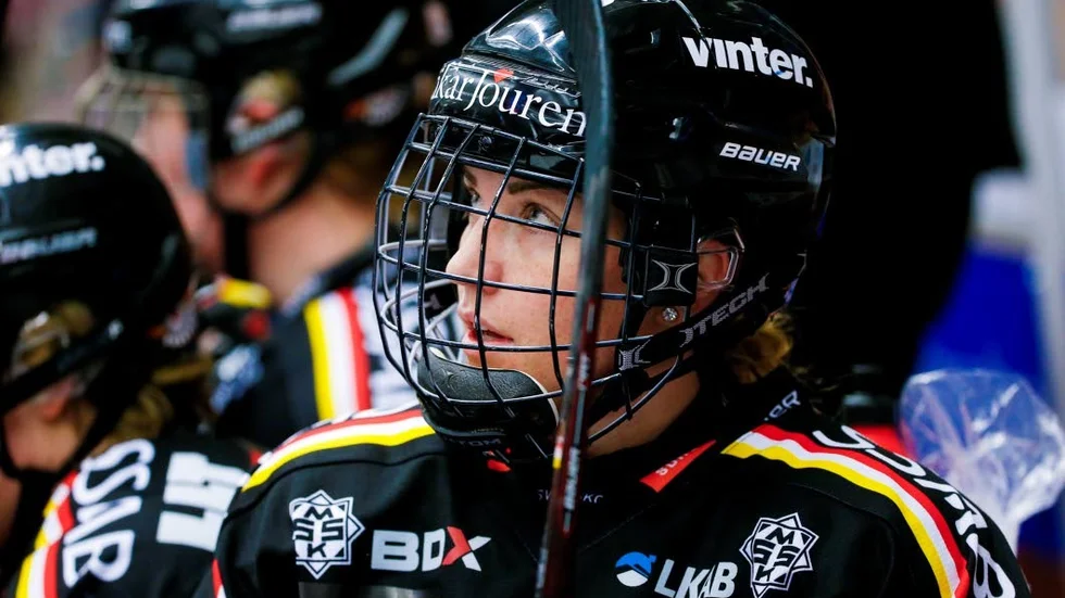 MÅL. Rebecca Stenberg prickade in ett av Luleå/MSSK-målen i lördagsmatchen mot Djurgården..