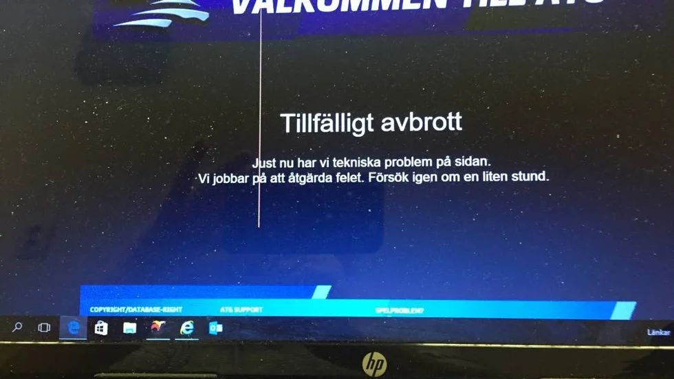 PROBLEM. Det var stora tekniska problem för ATG under V75 i Skellefteå.