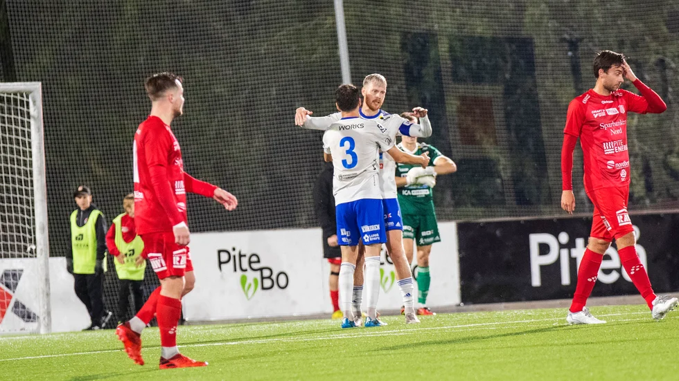 William Olausson gjorde två straffmål mot Bergnäsets AIK. (Arkivbild)