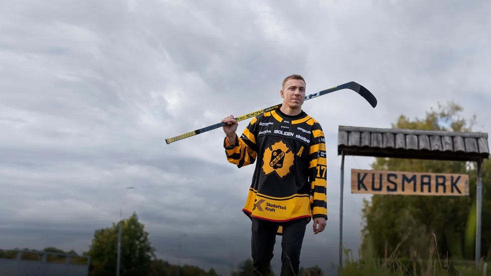 Toppcentern Pär Lindholm är uppvuxen i Kusmark och är nu hemma i Skellefteå och AIK – för att stanna. 