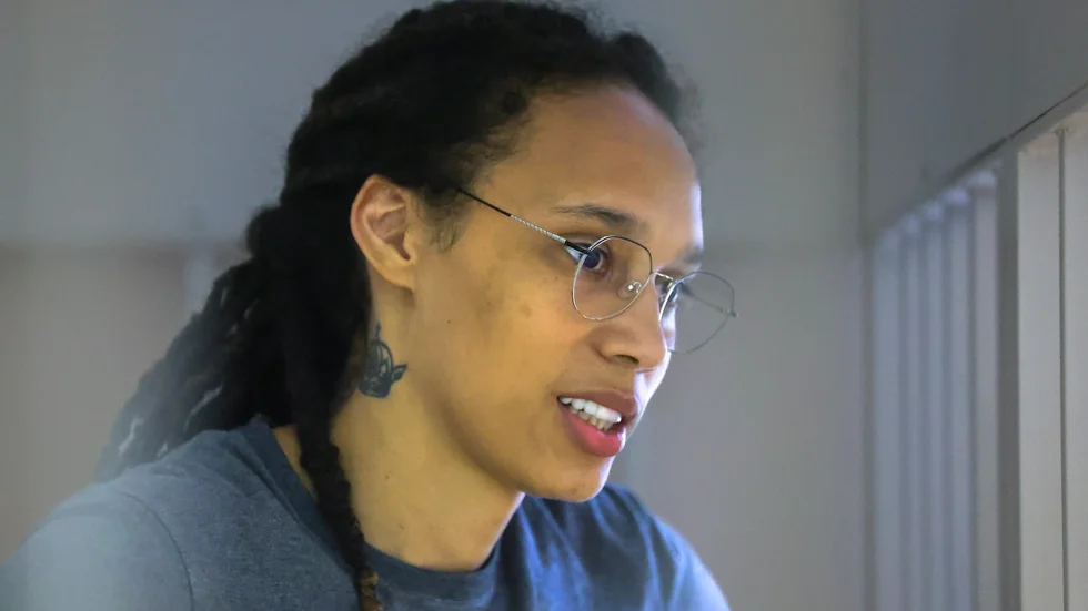Brittney Griner är rädd för att bli lämnad och bortglömd i Ryssland. Det säger hennes fru Cherelle Griner i en intervju. Arkivbild.