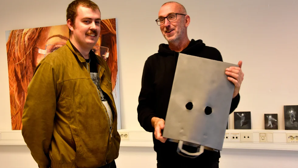 Jonathan Bergström och Mats Wikström har tillsammans med Råneås kulturförening arrangerat årets Råneåbiennal som pågår oktober ut med aktiviteter helger och torsdagskvällar på olika platser i Råneå älvdal.