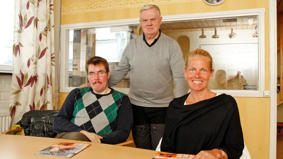 Projektgruppen. Fredrik Rosengren, Torgny Hortlund och Åsa Edin.