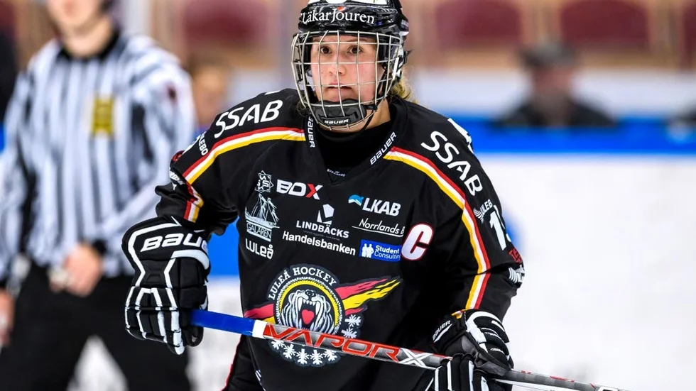 POÄNGMASKIN. Emma Eliasson gjorde fyra poäng mot Linköping. (Arkivbild)