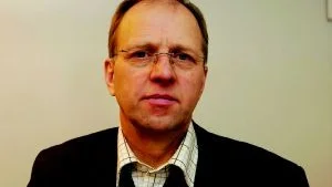 Foto: HANS BRANDIN Thomas Magnusson obruten optimist och ledare för drygt 17.000 bönder inom LRF Sydost gästade Västra Ed under måndagskvällen.