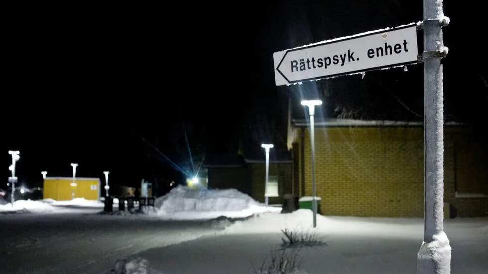 Rättspsyk i Öjebyn. Här vårdades ”Moa” under tre år där hon fick genomgå ett stort antal elbehandlingar.