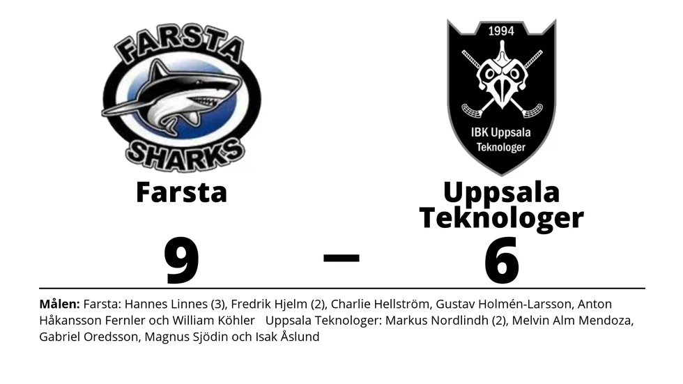 Farsta IBK vann mot IBK Uppsala Teknologer