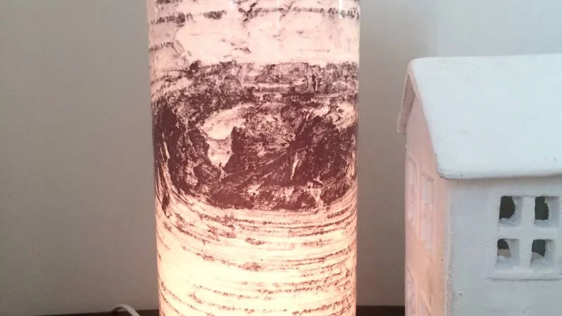 En lampa med naturkänsla.