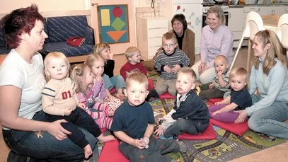 Peter Pan så heter avdelningen på Parkskolan där det numera går 20 nya barn och fyra fröknar.
FOTO: TITTI OLOVSSON