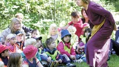 Anna-Lena Brundin  ståuppare och skribent.
FOTO: PRESSENS BILD