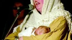 Anette Dahlkvist spelade Maria när Bibelns julberättelse spelades upp av Finspång Gospel.