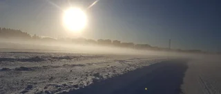 Skönt på isbanan trots dimma