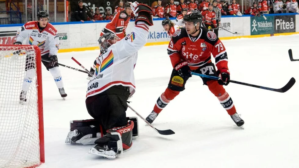 Piteå Hockeys Erik Wikgren är taggad inför söndagens nedsläpp mot Kiruna. (Arkivbild).